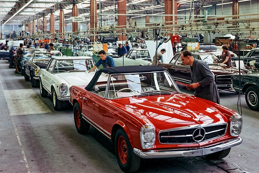 «Пагода» на колёсах: как Mercedes-Benz SL W113 стал иконой стиля и комфорта Mercedes-Benz, SL, W113, Пагода, ретро, автоистория, родстер, классика
