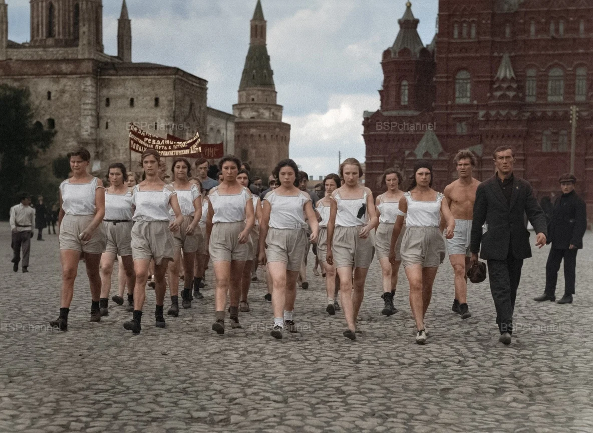 Ожившая эпоха: Союз в цвете история, ссср, 1920-е, архивные фото, ретроспектива