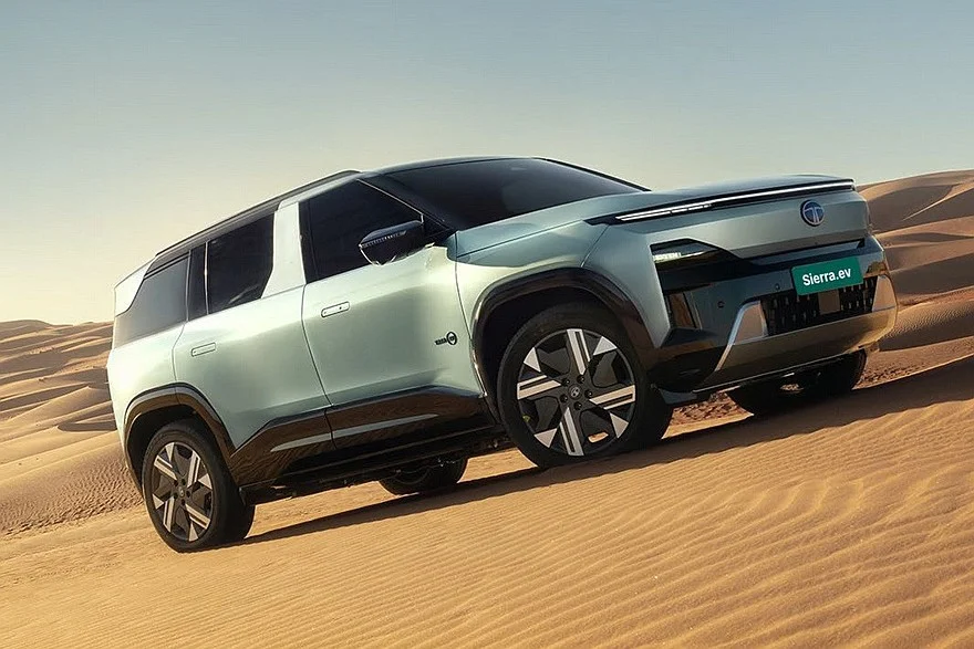 Tata Sierra EV: индийский электрокроссовер с запасом хода до 665 км Tata, Sierra, EV, электрокроссовер, Индия, авто, новинка