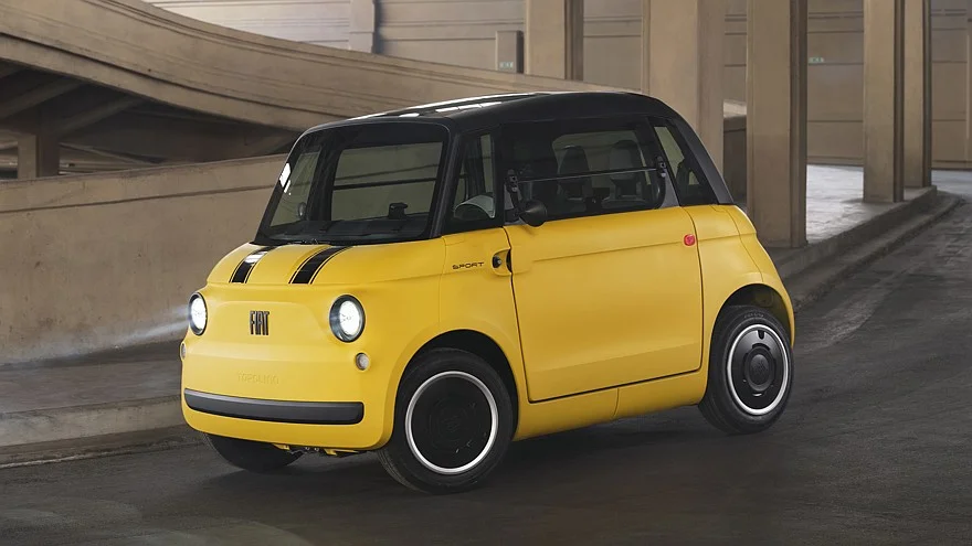 Fiat показал «заряженного мышонка» и наследника культового минивэна Fiat показал «заряженного мышонка» и наследника культового минивэна Fiat, Topolino, Sport, Multiplina, концепт, электроквадрицикл, новинки