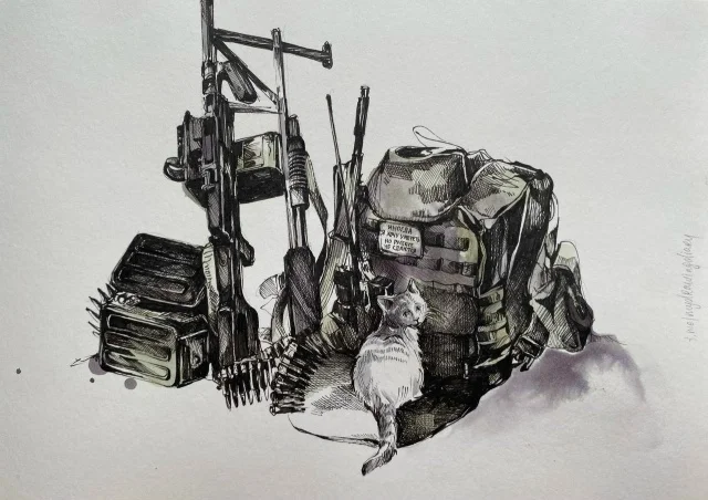 Боевые коты: усатые хвостатые на передовой СВО