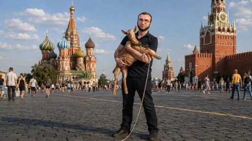 Выгул козы у Кремля: москвич арестован на пять суток Москва, Красная площадь, арест, коза, хулиганство, суд