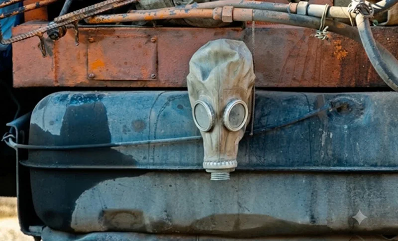 Зачем советские водители надевали противогаз на бензобак: неочевидные причины Зачем советские водители надевали противогаз на бензобак: неочевидные причины СССР, авто, грузовики, лайфхак, история, смекалка