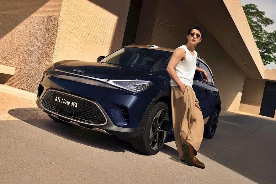 Smart #1: быстрая зарядка и свежая электроника smart, электромобиль, новинка, авто, технологии