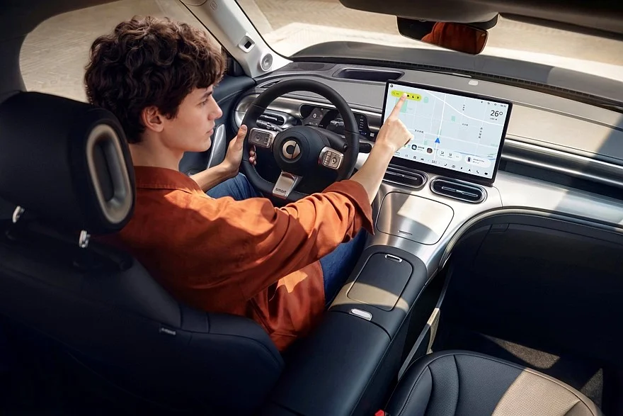 Smart #1: быстрая зарядка и свежая электроника smart, электромобиль, новинка, авто, технологии