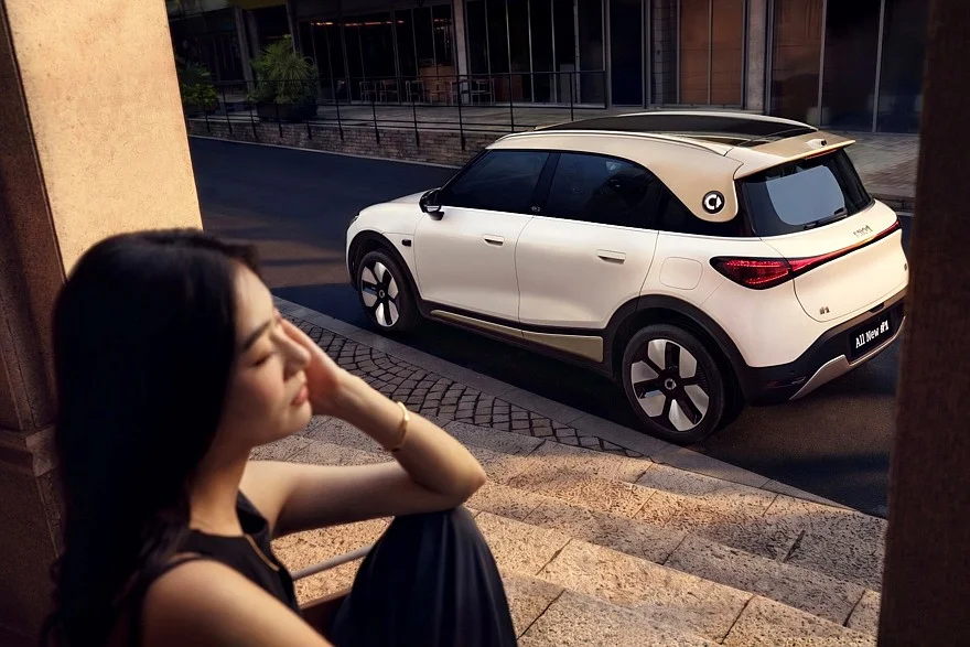 Smart #1: быстрая зарядка и свежая электроника smart, электромобиль, новинка, авто, технологии