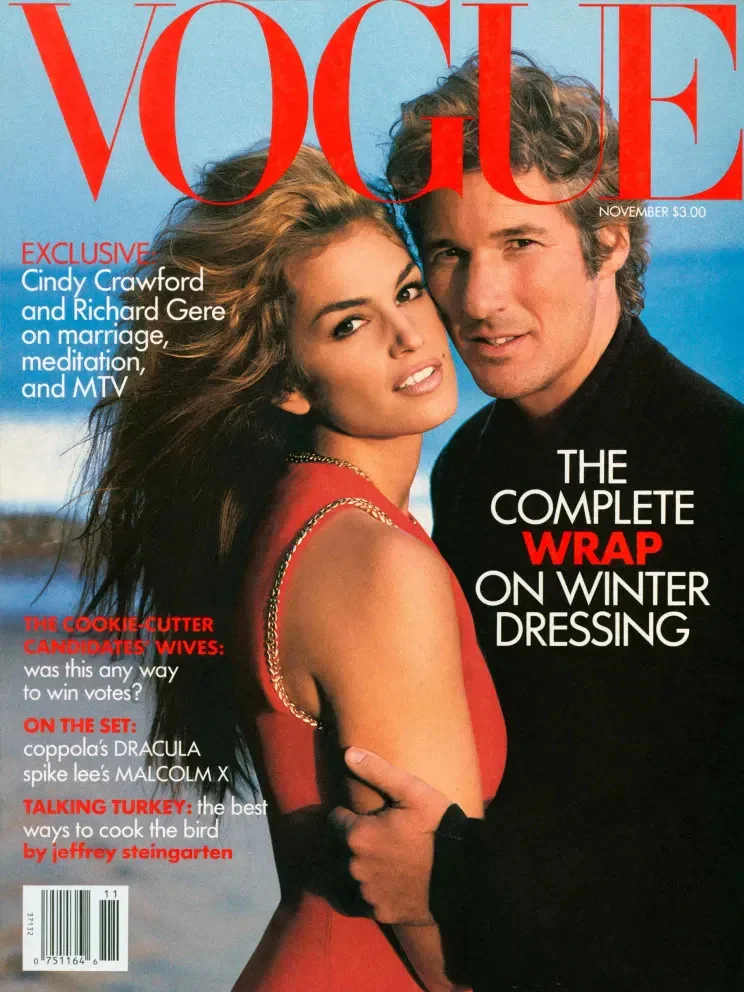 Яблоко от яблони: наследники Кроуфорд и Гира снова на обложке Vogue знаменитости, мода, кино, Vogue, Синди Кроуфорд, Ричард Гир