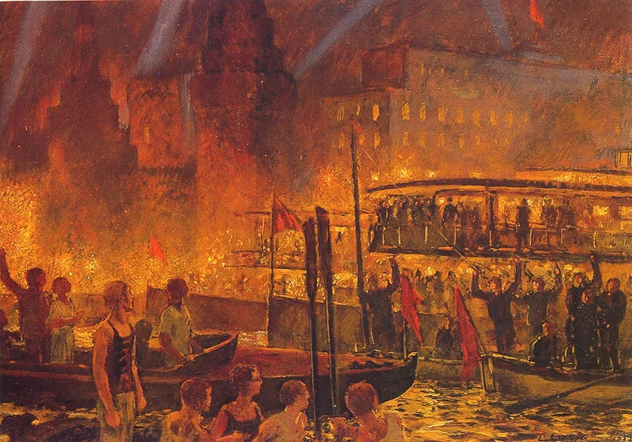 Москва, какой вы её не видели: живописная история столицы Москва, живопись, история, искусство, картины, акварель