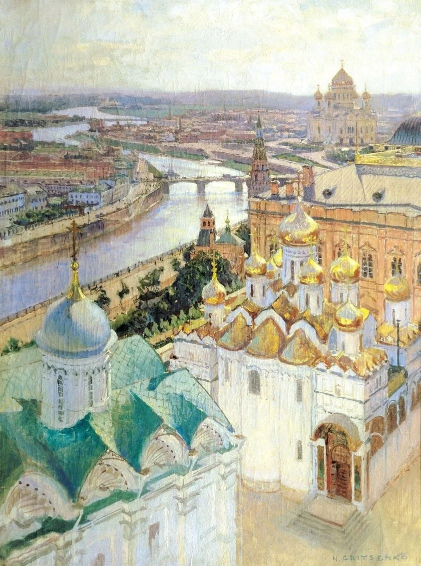 Москва, какой вы её не видели: живописная история столицы Москва, живопись, история, искусство, картины, акварель