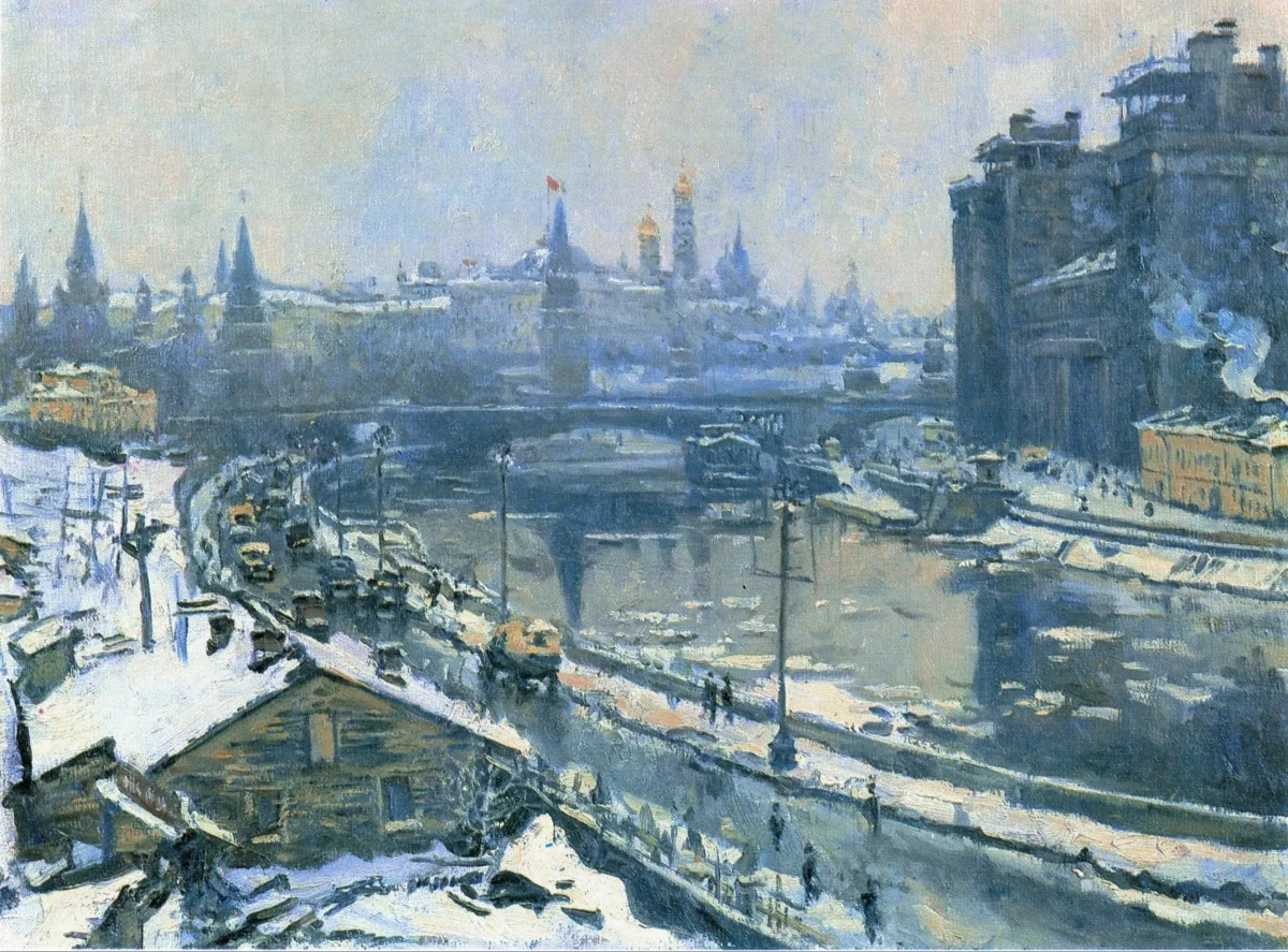 Москва, какой вы её не видели: живописная история столицы Москва, живопись, история, искусство, картины, акварель
