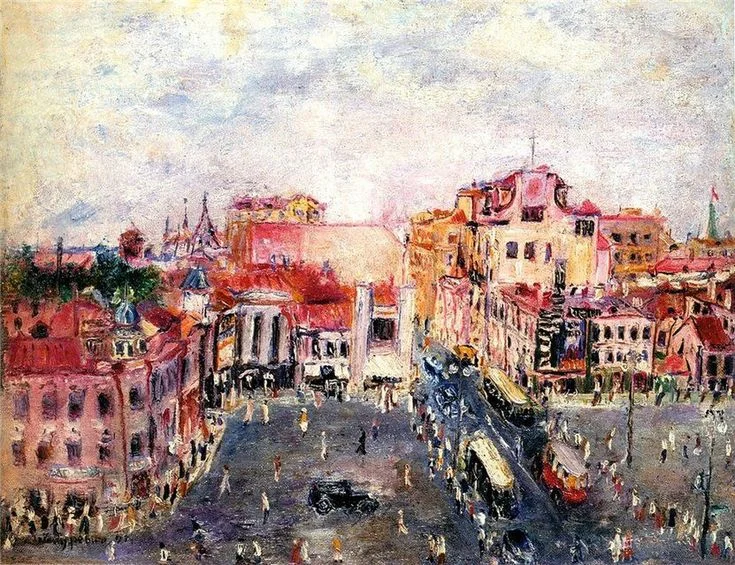Москва, какой вы её не видели: живописная история столицы Москва, живопись, история, искусство, картины, акварель