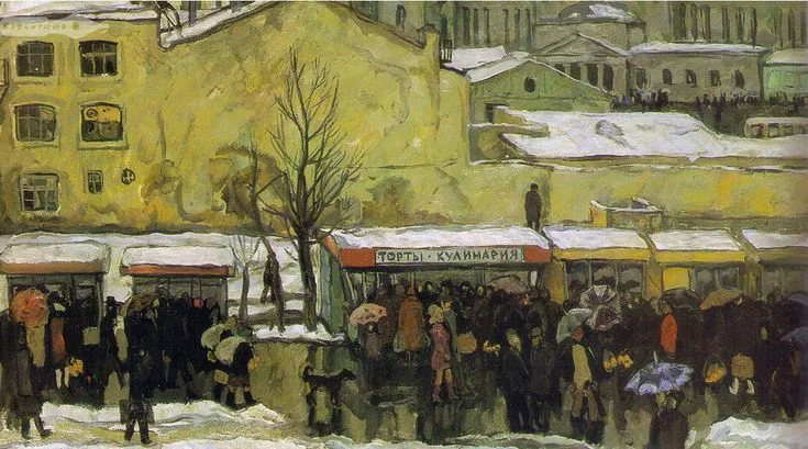 Москва, какой вы её не видели: живописная история столицы Москва, живопись, история, искусство, картины, акварель