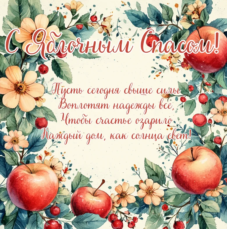 50+ открыток на Яблочный Спас для близких 50+ открыток на Яблочный Спас для близких яблочный спас, открытки, поздравления, праздник, преображение