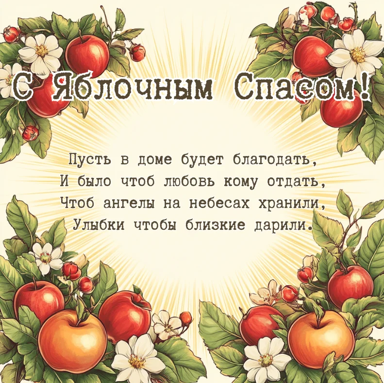 50+ открыток на Яблочный Спас для близких 50+ открыток на Яблочный Спас для близких яблочный спас, открытки, поздравления, праздник, преображение
