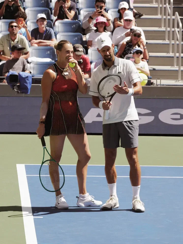 Соболенко вышла на корт в украшениях на 127 карат Арина Соболенко, US Open, теннис, украшения, Material Good