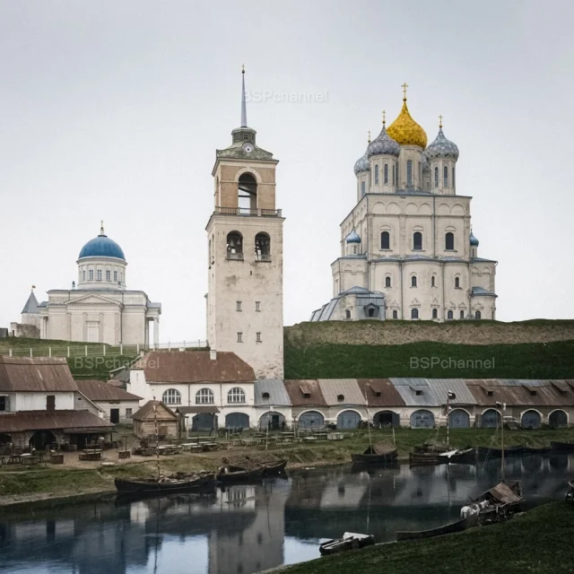 Псков, которого больше нет: 20 цветных фото из прошлого Псков, история, ретро-фото, архитектура, Россия