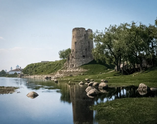 Псков, которого больше нет: 20 цветных фото из прошлого Псков, история, ретро-фото, архитектура, Россия
