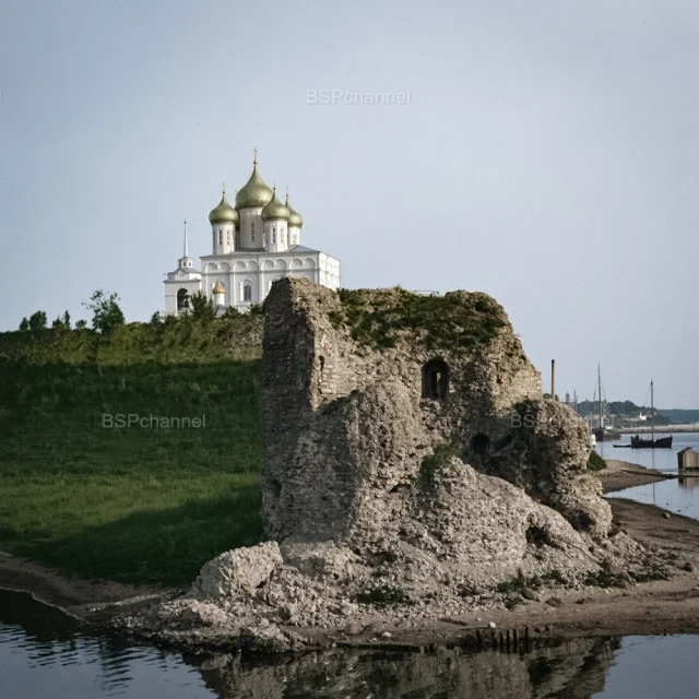 Псков, которого больше нет: 20 цветных фото из прошлого Псков, история, ретро-фото, архитектура, Россия