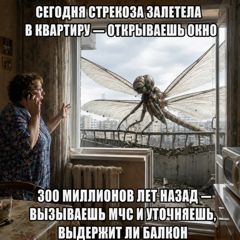 Гиганты каменноугольного периода: почему насекомые больше не вырастают до размеров птиц насекомые, эволюция, палеонтология, древний мир, кислород, стрекозы, гиганты, интересные факты