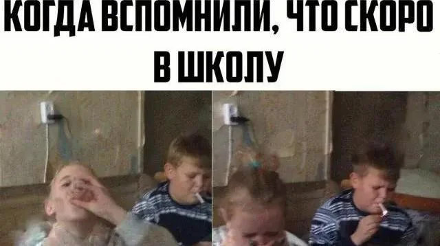 Смешные мемы про 1 Сентября