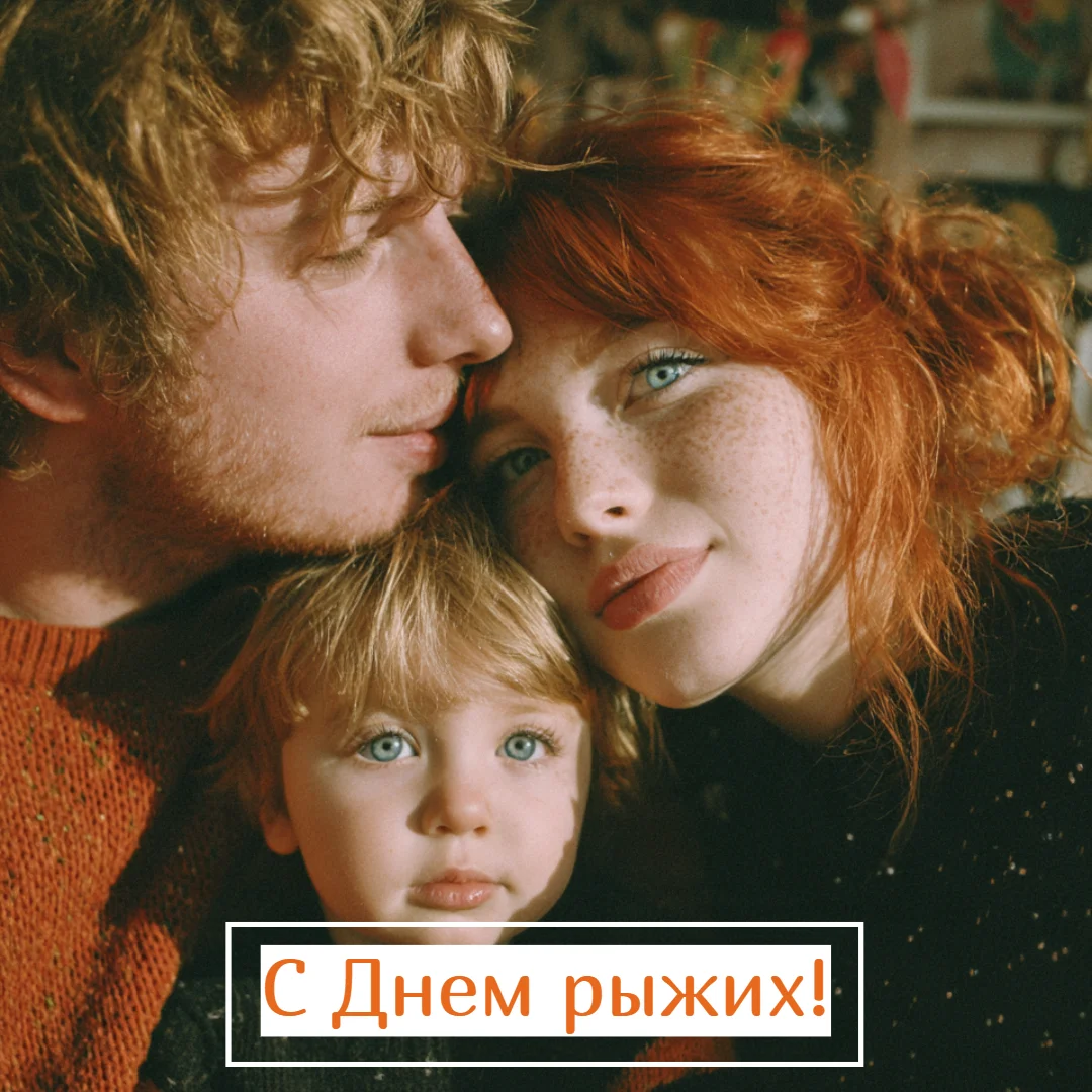 Огненный праздник: 30+ открыток для рыжих и их близких праздники, открытки, рыжие, поздравления, подборка