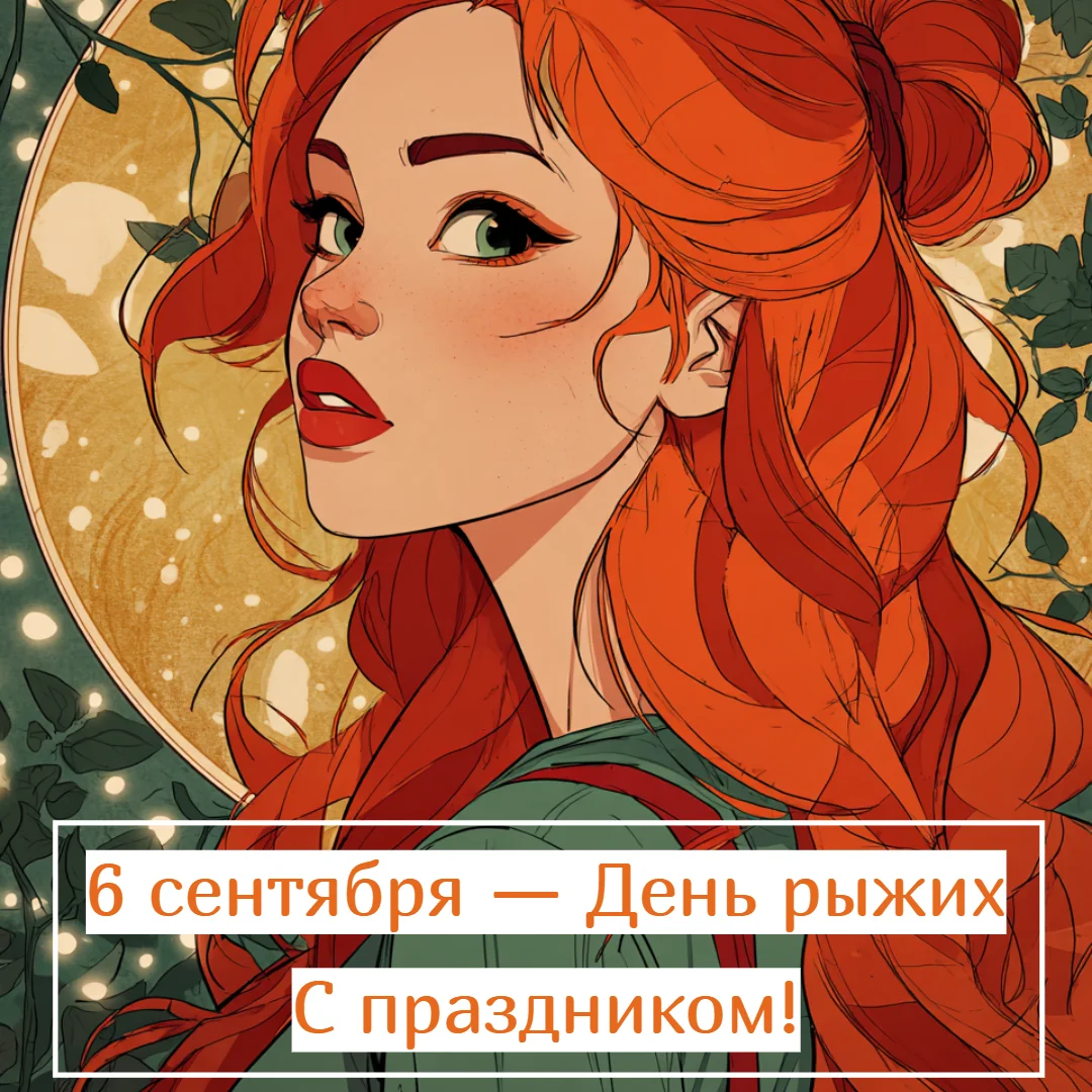 Огненный праздник: 30+ открыток для рыжих и их близких праздники, открытки, рыжие, поздравления, подборка