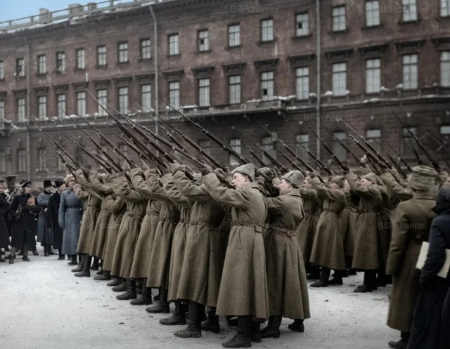 Россия в огне: 20 редких кадров смутного времени история, революция, гражданская война, ретро, фотографии, Петроград, 1917, 1918, 1919, 1920, 1921