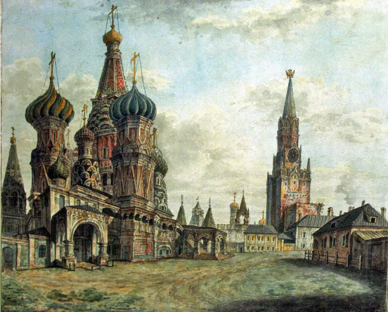 Москва, которой больше нет: полотна Федора Алексеева Федор Алексеев, живопись, Москва, Кремль, история, искусство, пейзаж, XVIII век