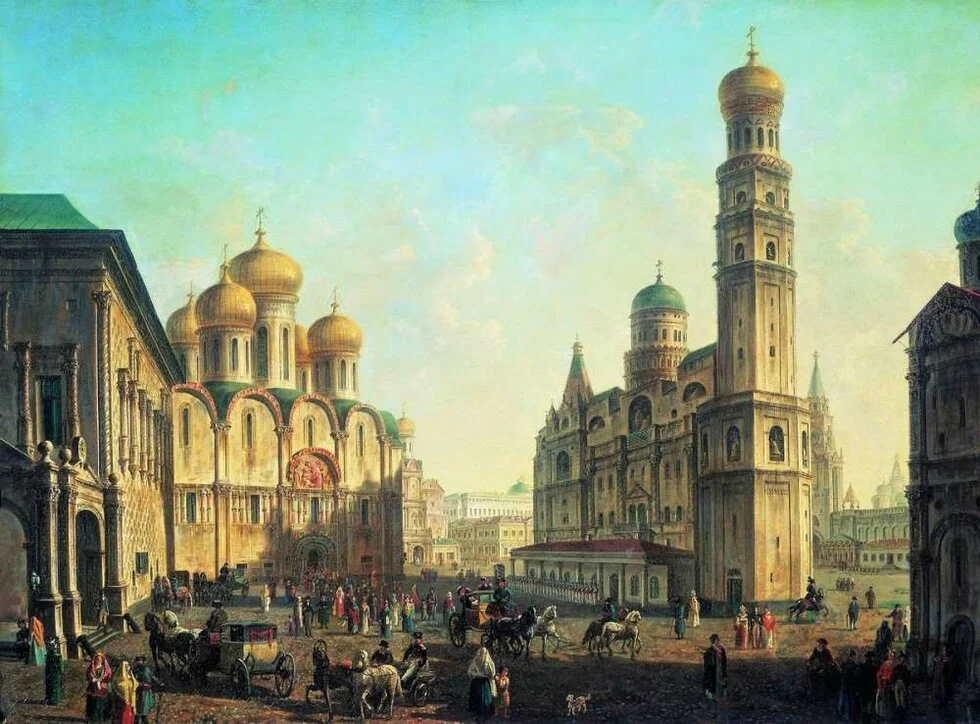 Москва, которой больше нет: полотна Федора Алексеева Федор Алексеев, живопись, Москва, Кремль, история, искусство, пейзаж, XVIII век
