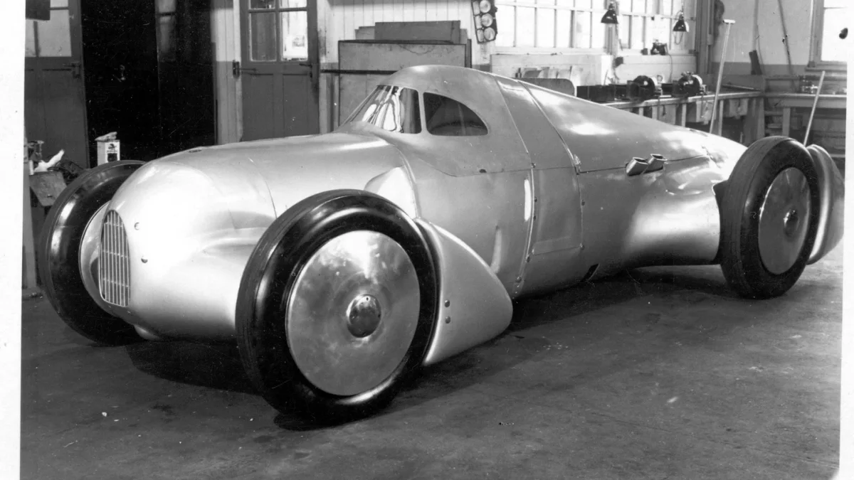 Audi вернула к жизни болид-рекордсмен 1935 года Audi, Auto Union, ретро автомобили, автоспорт, рекорд скорости, V16, Гудвуд