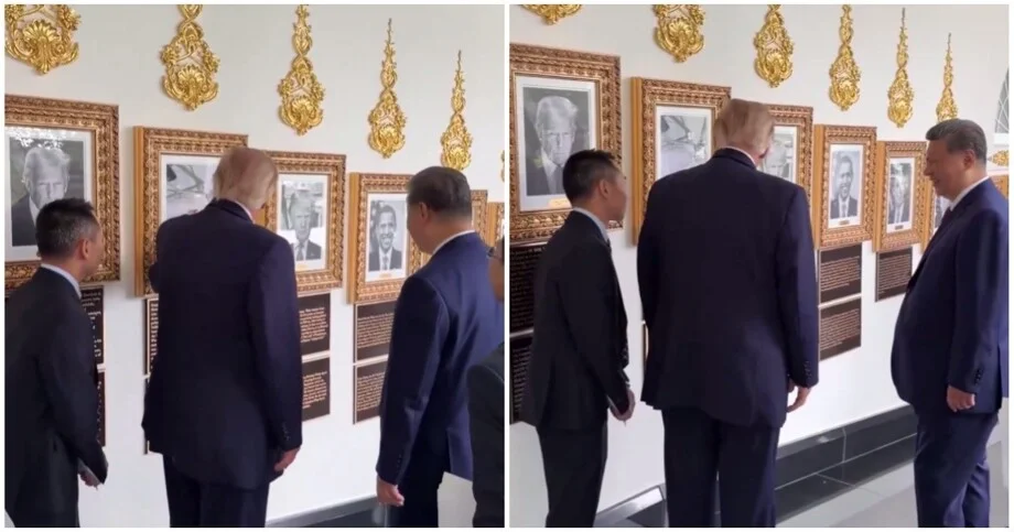 Ручка вместо президента: Трамп и Си Цзиньпин оценили шутку