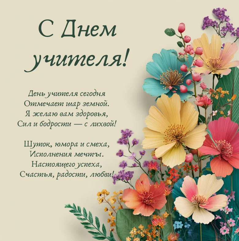50 душевных открыток для любимых учителей день учителя, открытки, поздравления, советские открытки, цветы, дети, пожелания