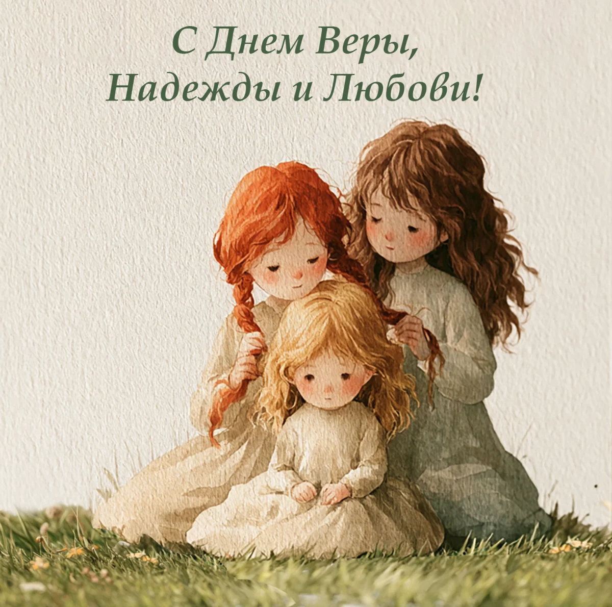 Скачайте бесплатно: 50 открыток к празднику Веры, Надежды, Любови и Софьи открытки, поздравления, православный праздник, Вера Надежда Любовь, София, именины, бесплатно