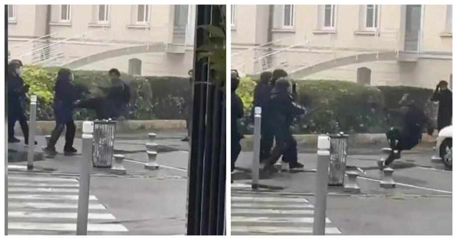 Граната в лицо школьнику: Франция на грани Франция, протесты, полиция, лицеисты, слезоточивый газ, беспорядки, образование