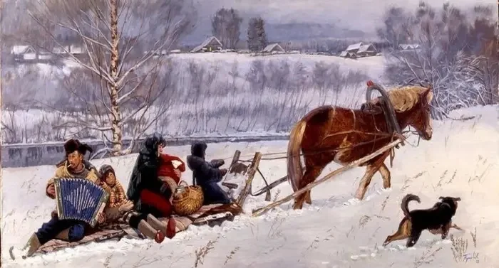 Деревня, которая стала судьбой художника Деревня, которая стала судьбой художника живопись, реализм, деревня, пейзаж, Андрей Подшивалов, искусство, галерея
