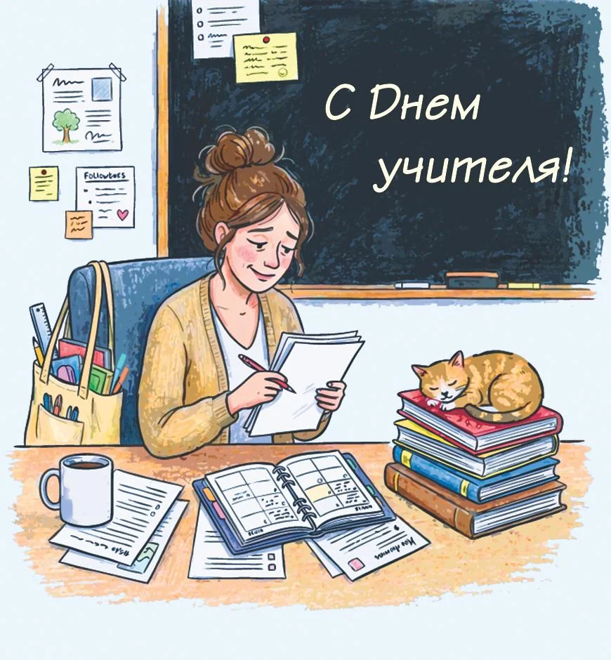 День учителя 2026: когда поздравлять и что подарить педагогам день учителя, открытки, поздравления, праздники, школа, педагоги, картинки