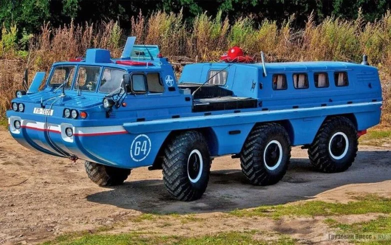 «Синяя птица»: вездеход, который вытаскивал космонавтов из тайги ЗИЛ-49061, Синяя птица, вездеход, космос, СССР, спасение космонавтов, плавающая техника