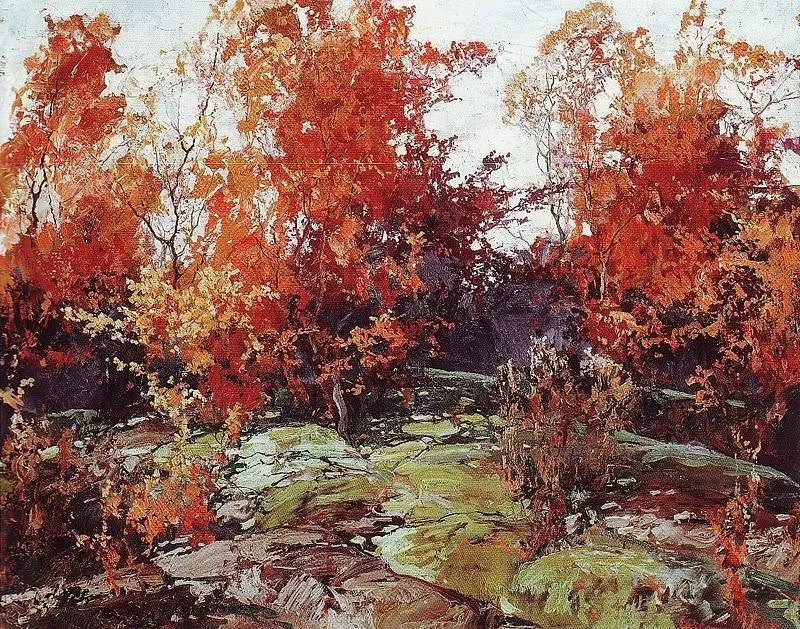 Осень в красках Колесникова Осень в красках Колесникова живопись, искусство, художник, осень, пейзаж, Колесников, Репин