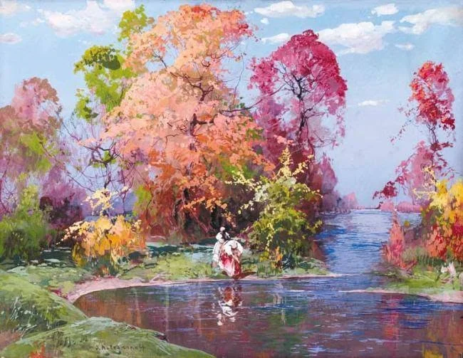 Осень в красках Колесникова Осень в красках Колесникова живопись, искусство, художник, осень, пейзаж, Колесников, Репин