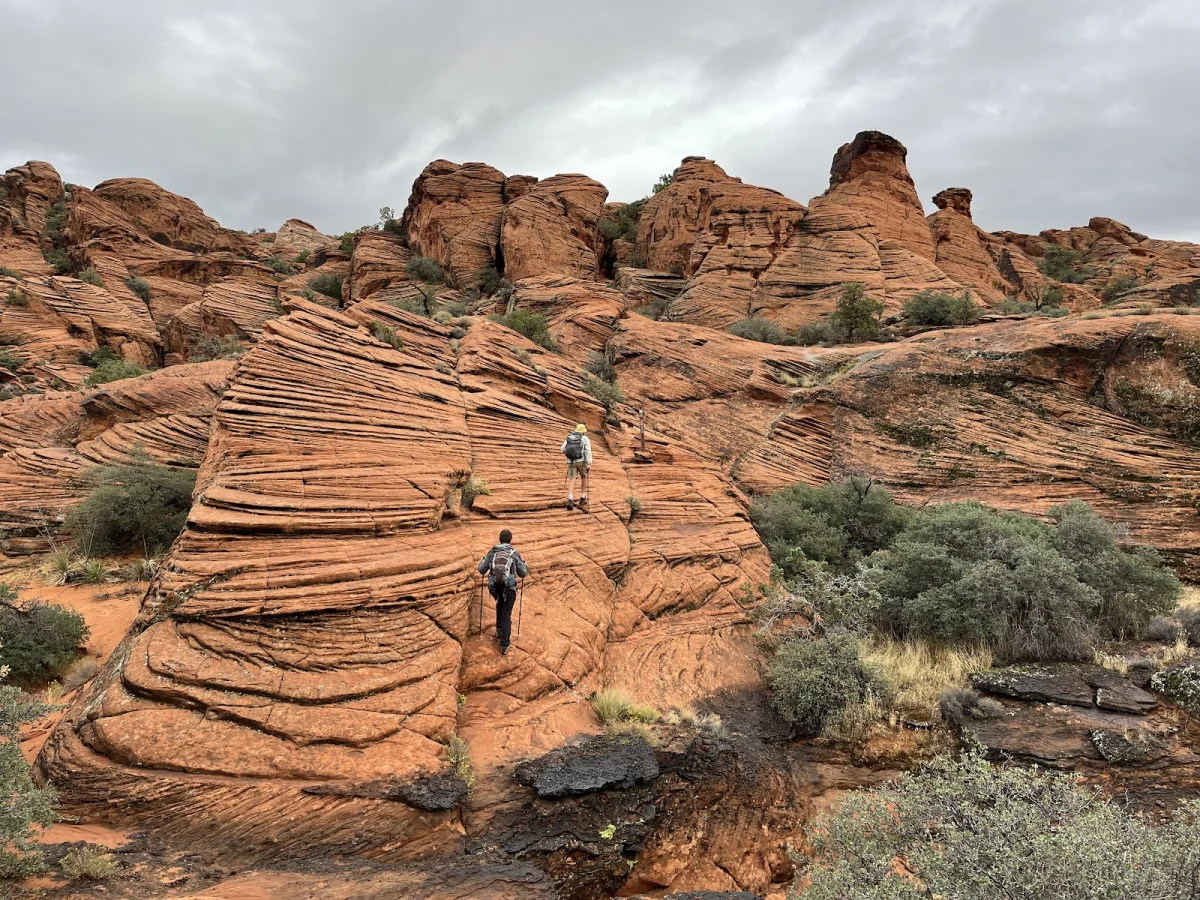 Вместо палатки — водопады Зайон, поход, шторм, водопады, кондоры, Snow Canyon, путешествия, США