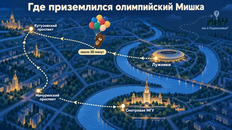 Куда пропал Мишка после Олимпиады-80 Куда пропал Мишка после Олимпиады-80 олимпийский мишка, олимпиада 1980, талисман, Лужники, Виктор Чижиков, история, ВДНХ, аэростат