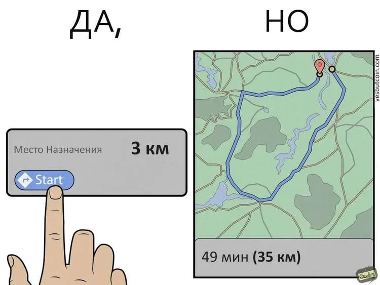 17 комиксов, где у каждого плюса есть минус комиксы, юмор, Gudim, иллюстрации, ирония, подборка